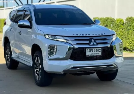 รถมือสอง.COM » Mitsubishi PAJERO SPORT 2.4 GT ดีเซล AT สีขาวมุก รุ่น TOP (2WD) ปี 2020