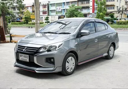 รถมือสอง.COM » MITSUBISHI ATTRAGE 1.2 GLX CVT ปี2019 จดปี2020 เบนซิน เกียร์อัตโนมัติ สีเทา